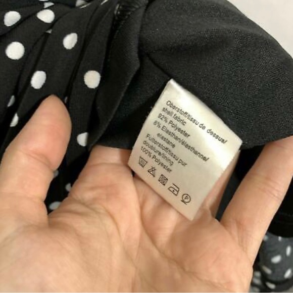 MADELEINE Fit&Flared Polka Dot Spotted Dress Size 14 UK - Picture 8 of 10